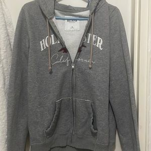 Hollister zip up hoodie